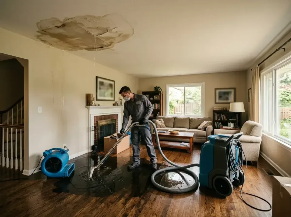 attic-pipe-burst-ceiling-drip-008 — frequently asked questions, Water Damage Restoration & Carpet Care in Fishhook, AK